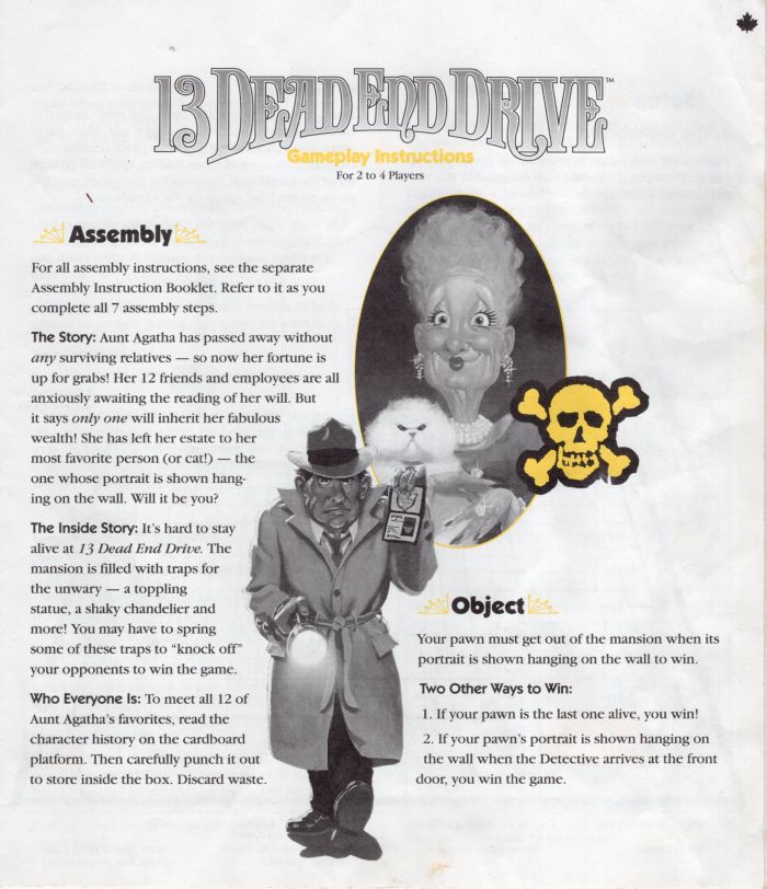 13 Dead End Drive Rules Page 1