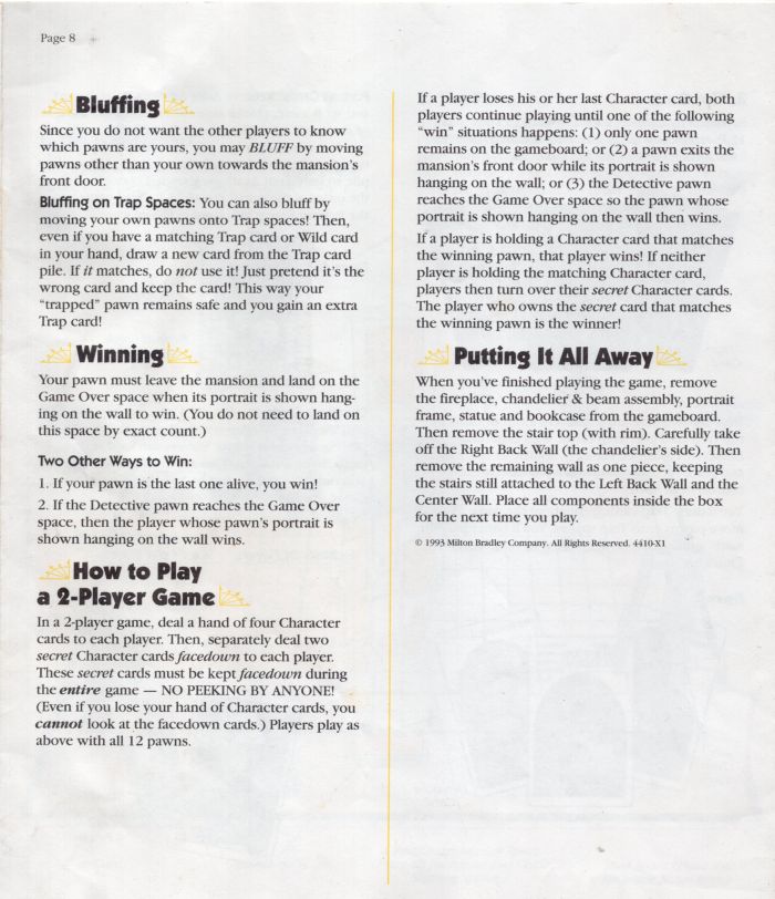 13 Dead End Drive Rules Page 8