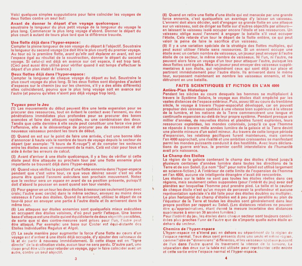 4000 A.D. - Registre de Stratégie Rules Page 2