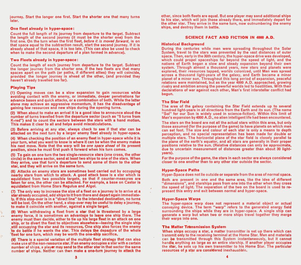 4000 A.D. - Strategy Book Rules Page 2