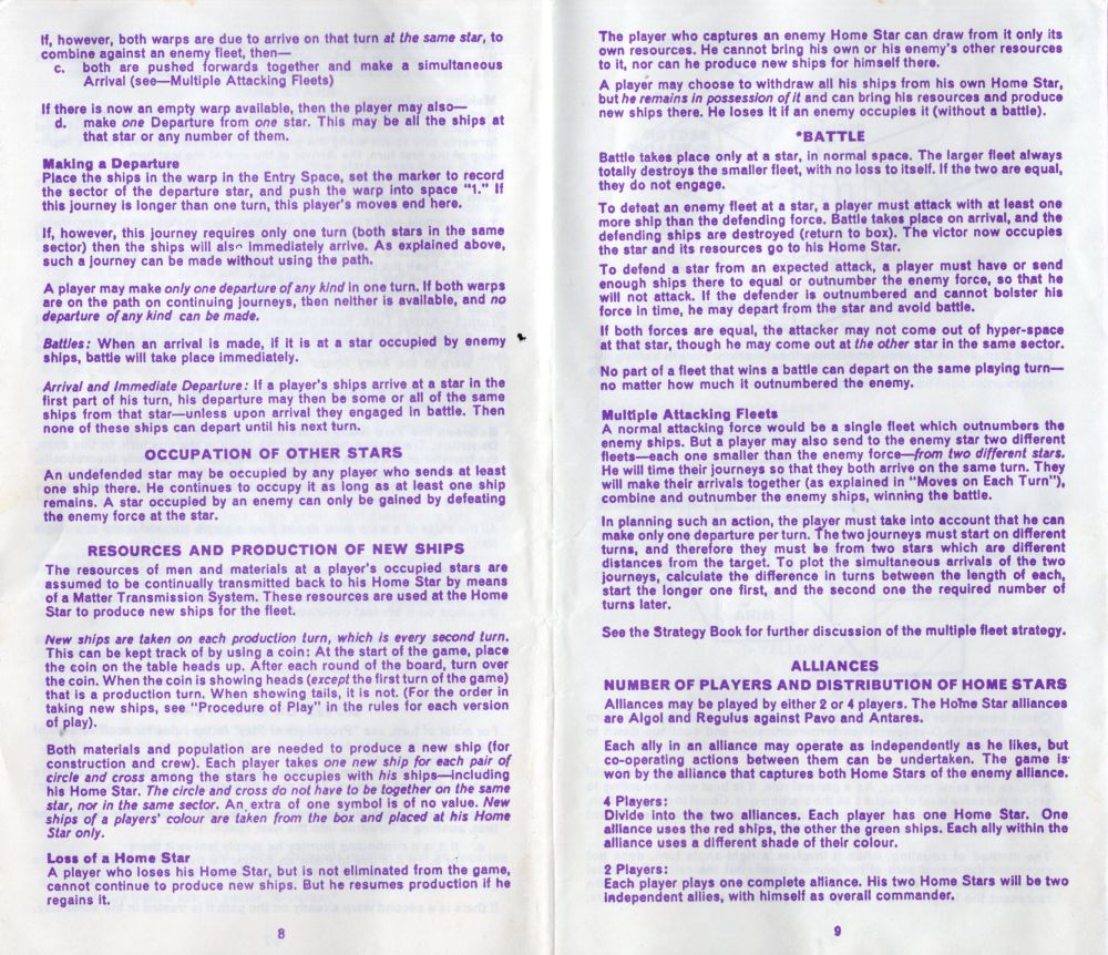 4000 A.D. Rules Page 5