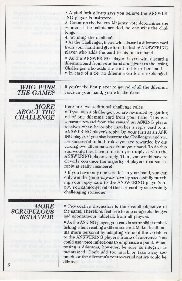 A Question of Scruples Rules Page 5