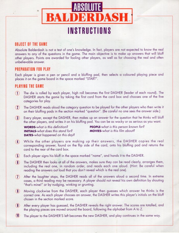 Absolute Balderdash Rules Page 1