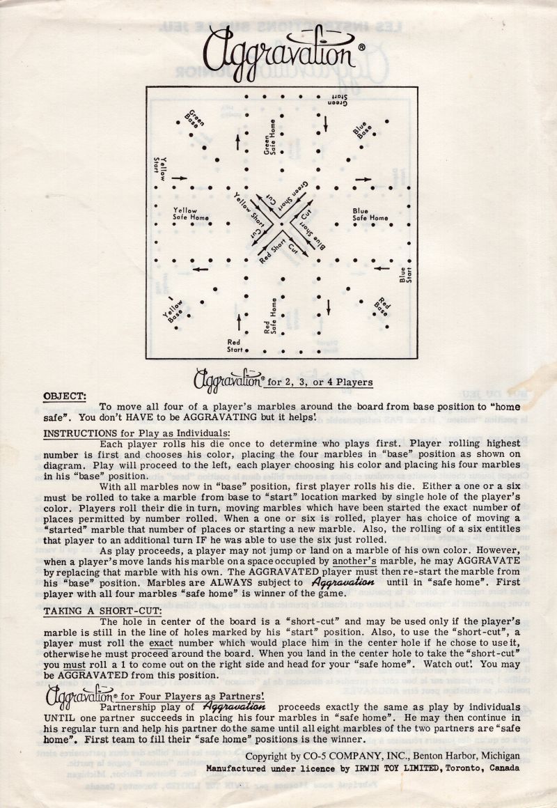 Aggravation Rules Page 1