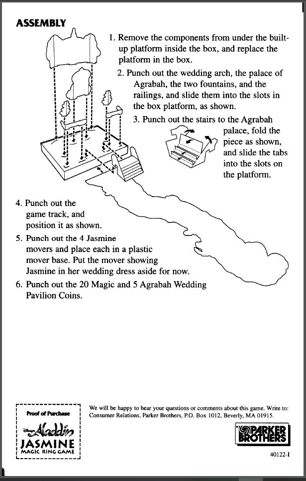 Aladdin Jasmine Magic Ring Game Rules Page 4