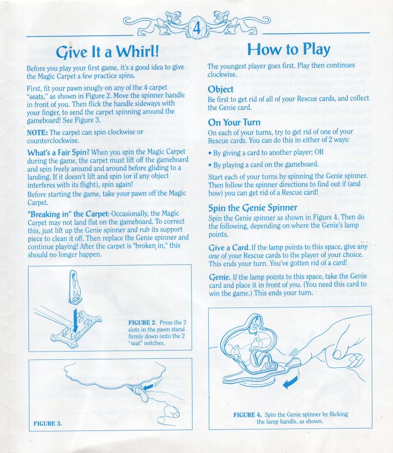 Aladdin The Magic Carpet Game Rules Page 4