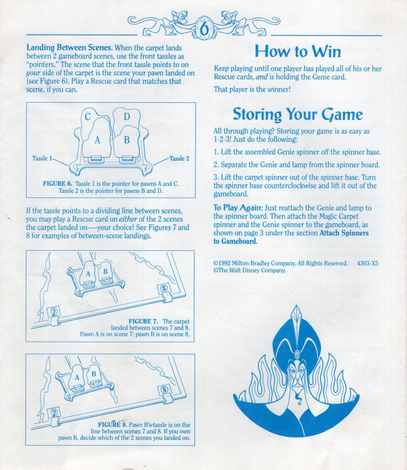 Aladdin The Magic Carpet Game Rules Page 6