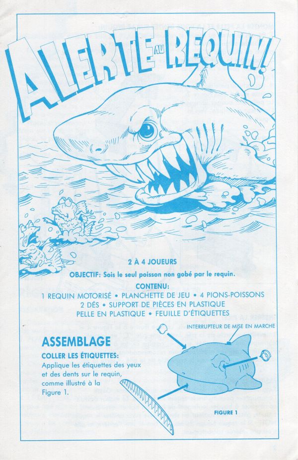 Alerte au Requin! Rules Page 1