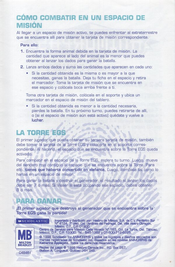 Animorphs - La Invasión Rules Page 6