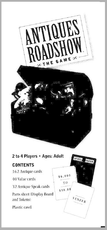 Antiques Roadshow Rules Page 1