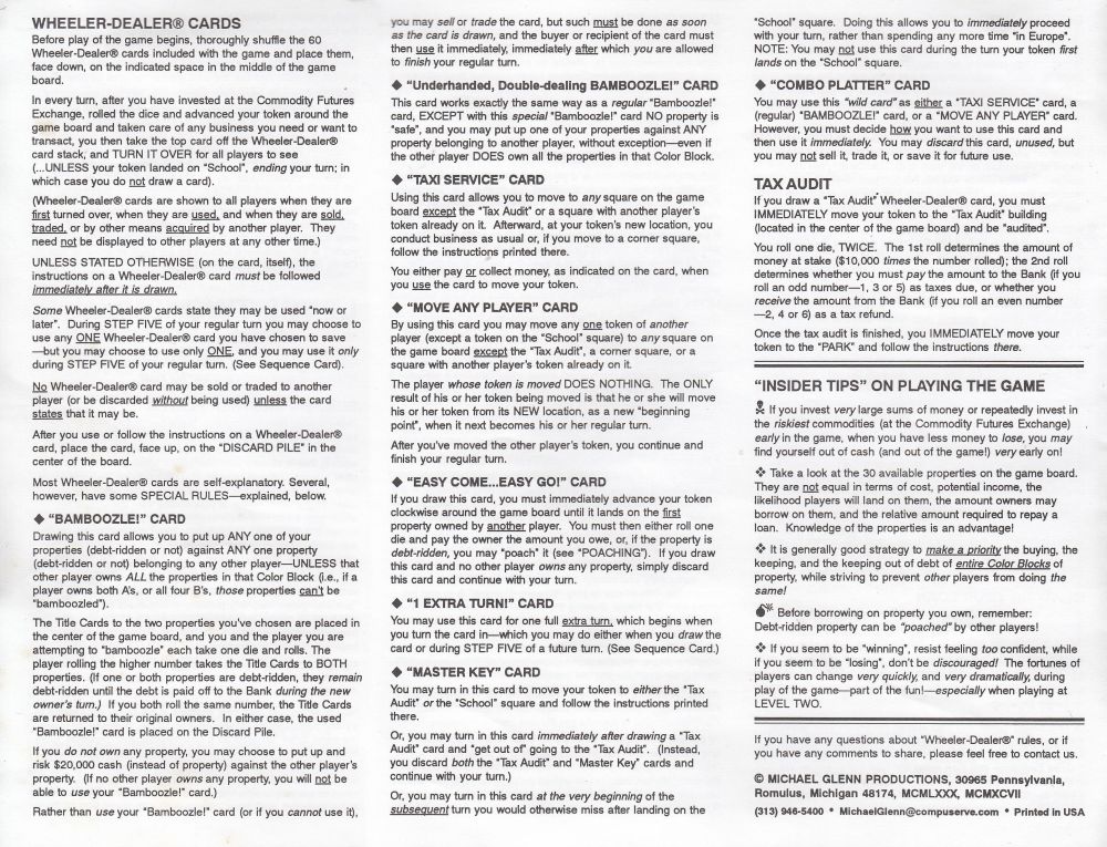 Around the Town Wyoming Rules Page 4