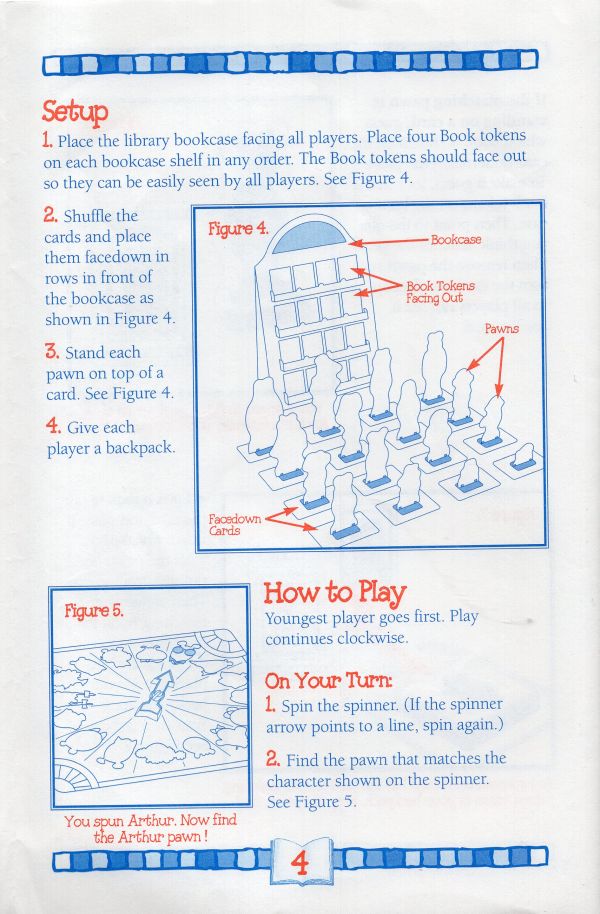 Arthur Goes to the Library Rules Page 4