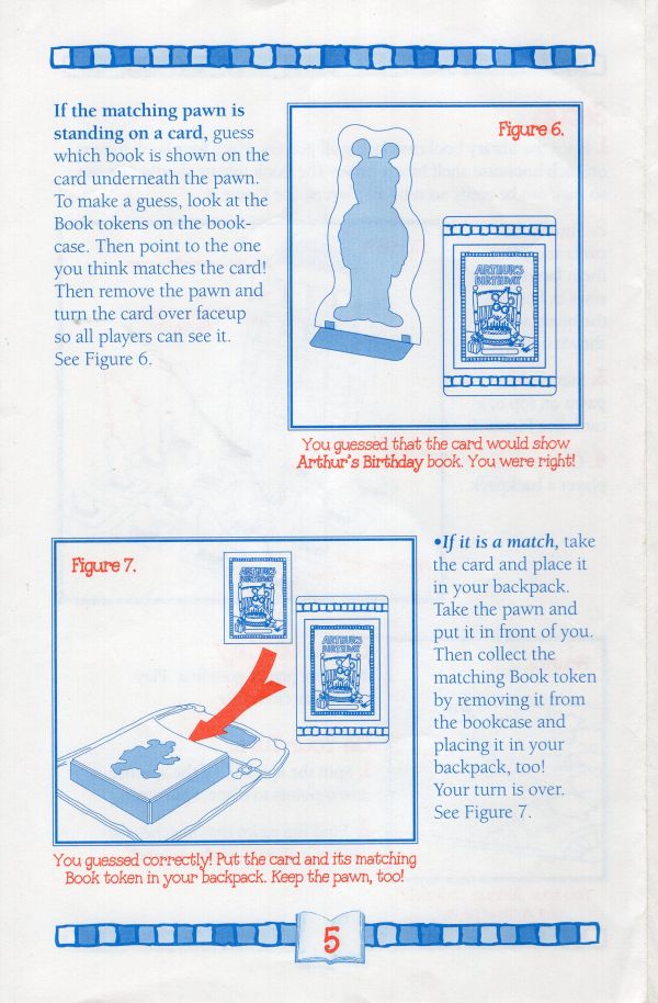 Arthur Goes to the Library Rules Page 5