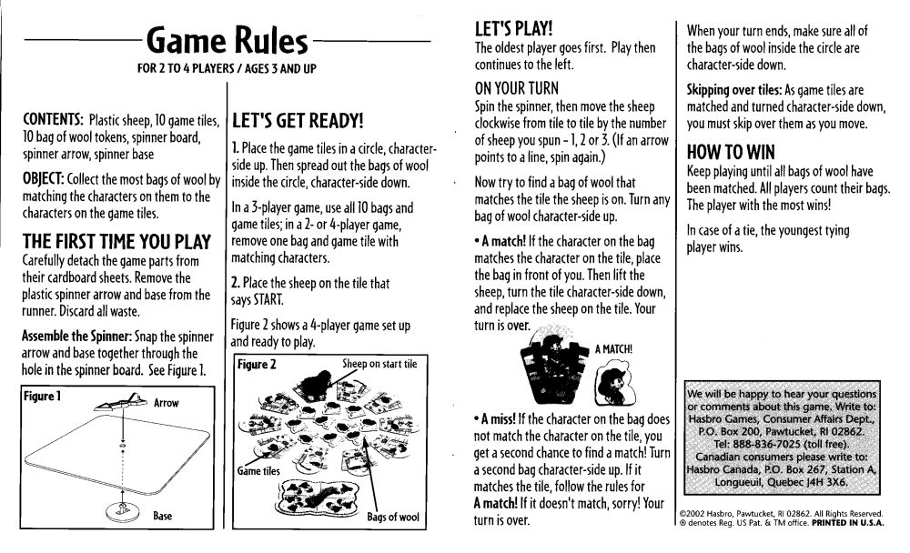 Baa Baa Black Sheep Rules Page 5