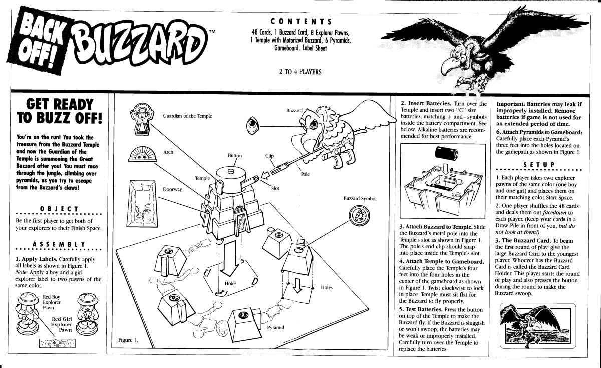 Back Off Buzzard Rules Page 1