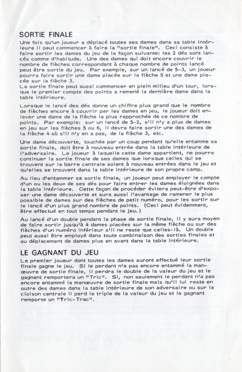 Backgammon Rules Page 4