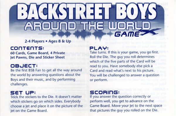 Backstreet Boys - Around the World Rules Page 1