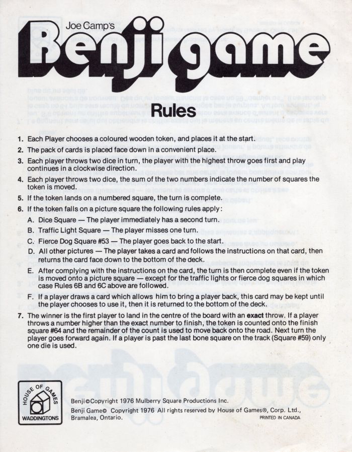 Benji Rules Page 1