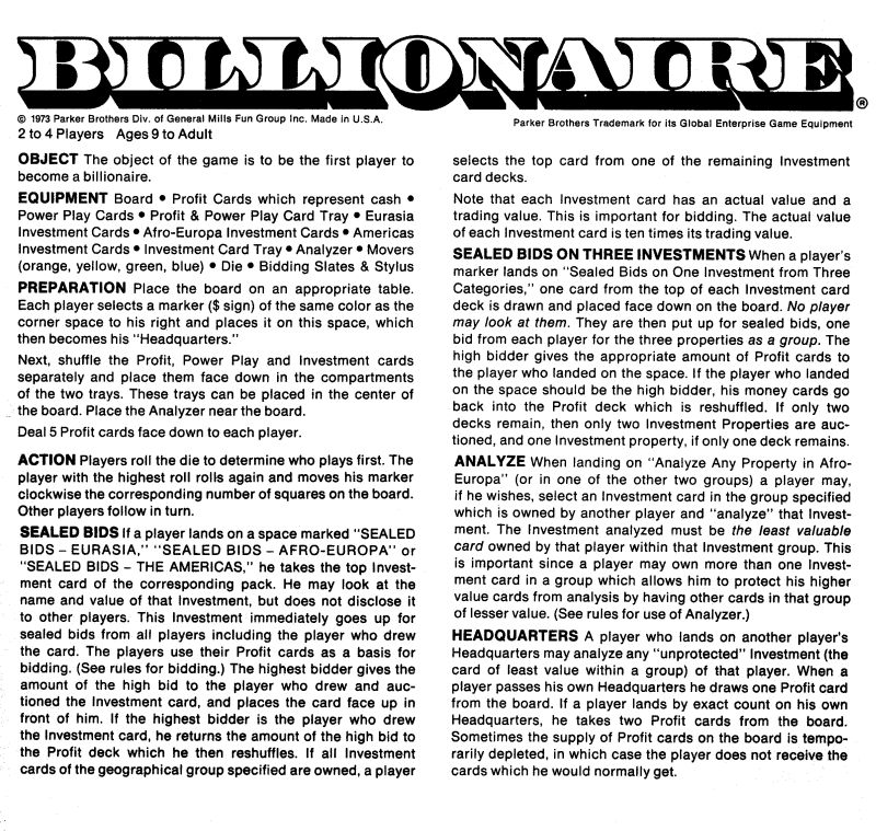 Billionaire Rules Page 1