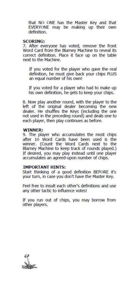 Blarney Rules Page 5