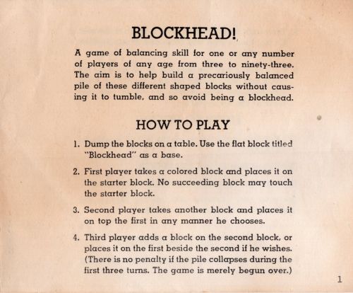 Blockhead Rules Page 1