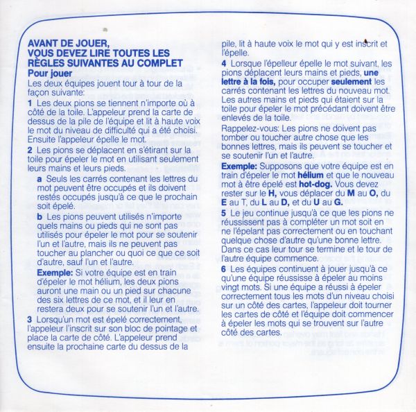 Boggle Acrobatique Rules Page 2
