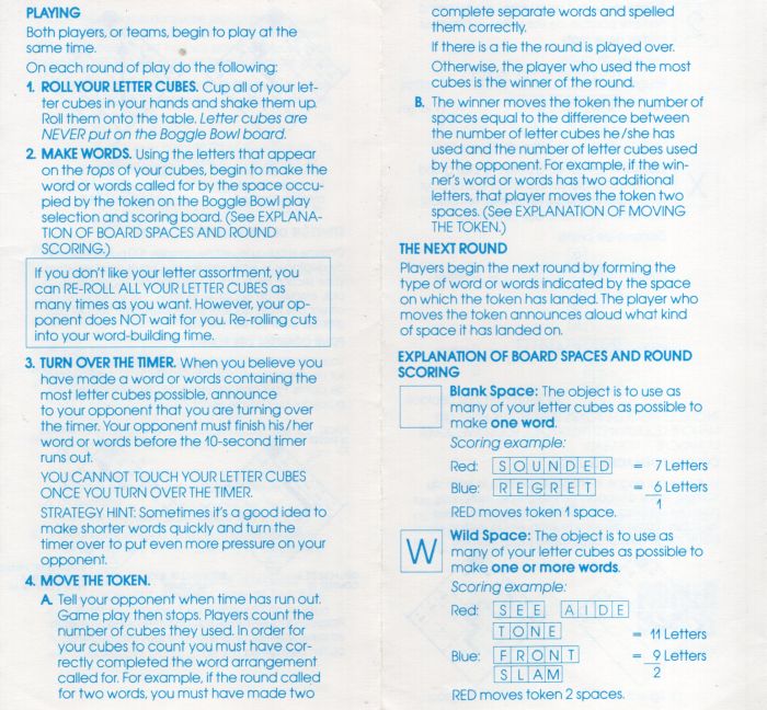 Boggle Bowl Rules Page 2