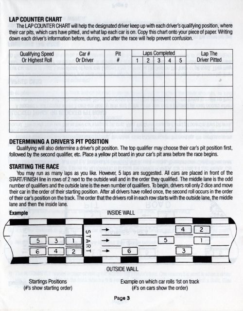 Bumper to Bumper Rules Page 3