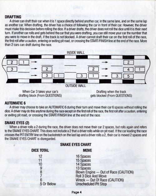 Bumper to Bumper Rules Page 4
