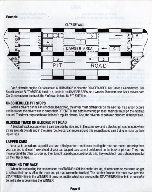 Bumper to Bumper Rules Page 5
