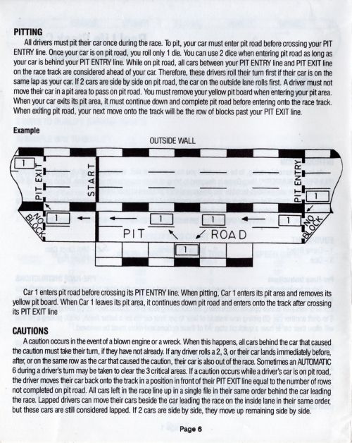 Bumper to Bumper Rules Page 6