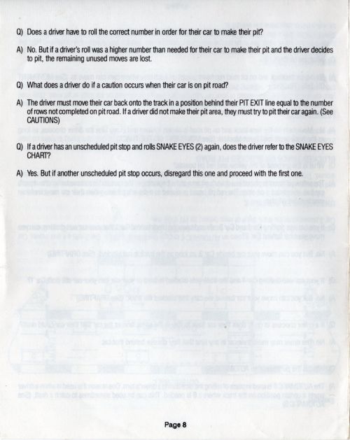 Bumper to Bumper Rules Page 8