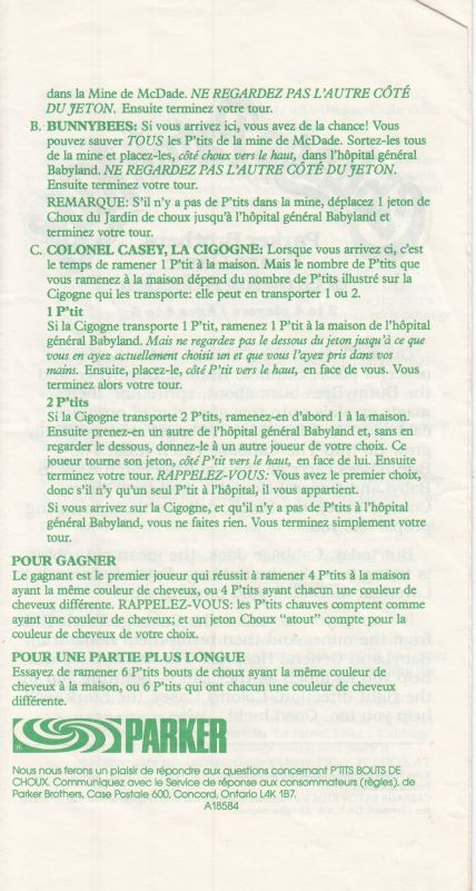 Cabbage Patch Kids Rules Page 3