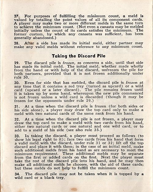 Canasta Rules Page 6