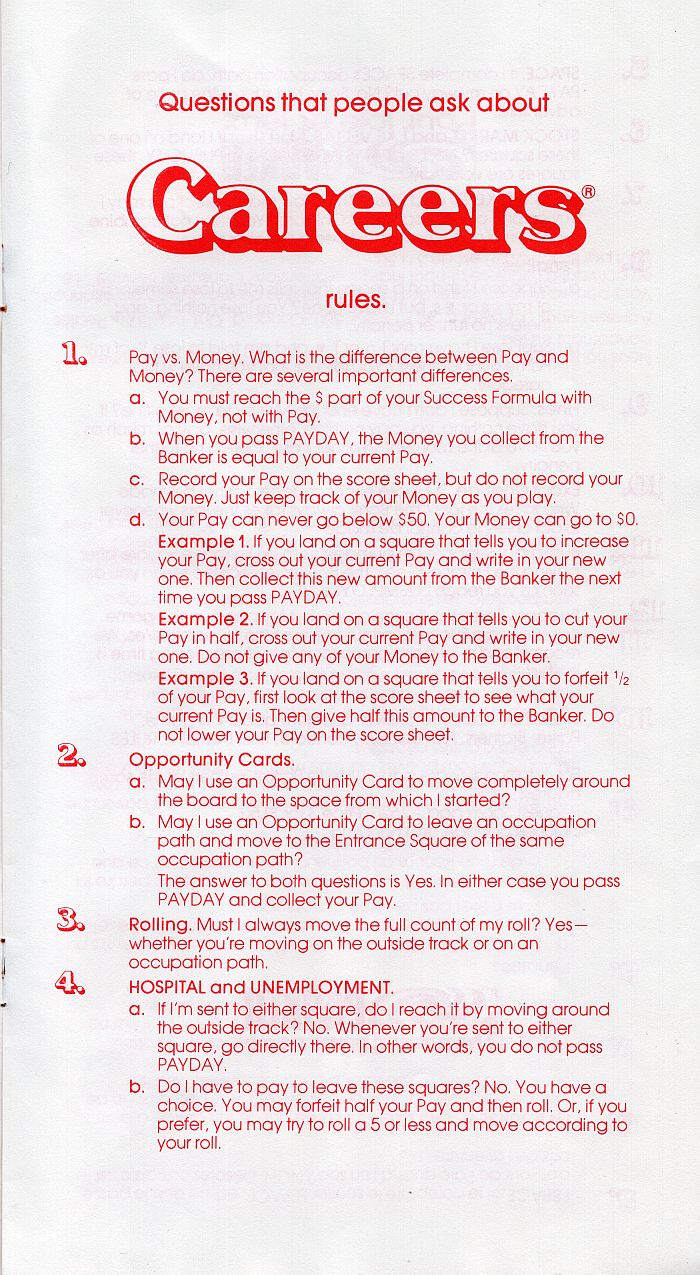 Careers Rules Page 5