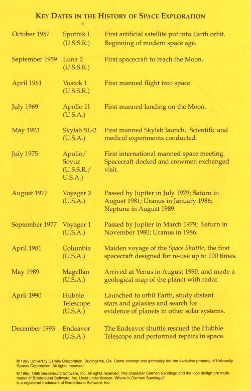 Carmen Sandiego - Where In Space Is Rules Page 8