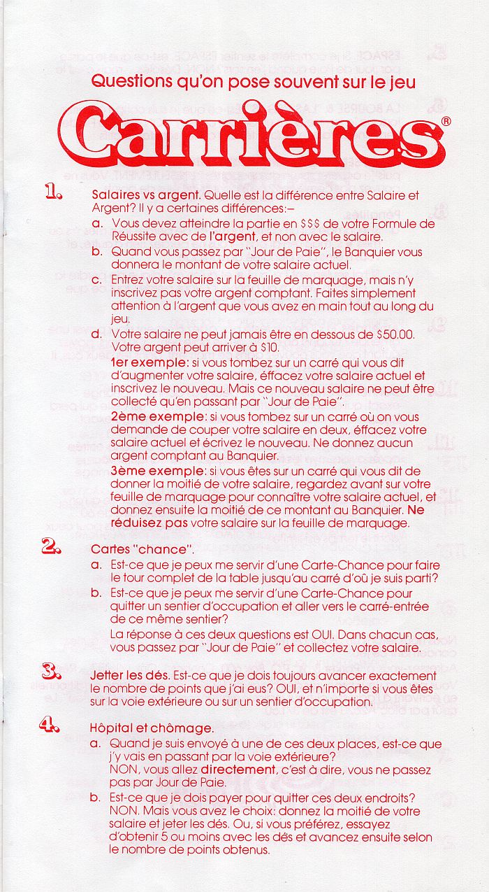 Carrières Rules Page 5