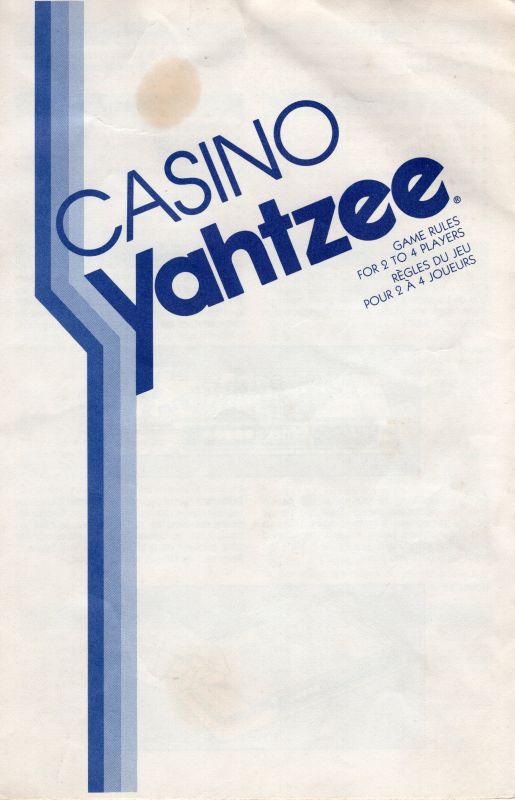 Casino Yahtzee Rules Page 1