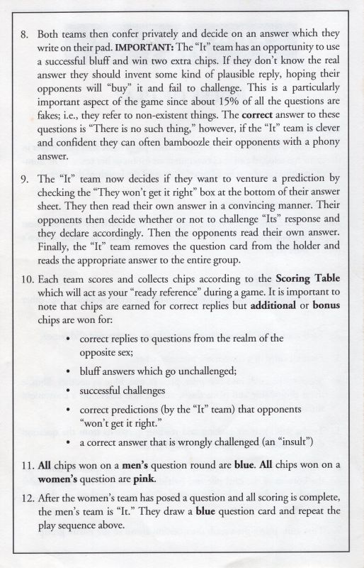 Chauvinist Pigs Rules Page 2