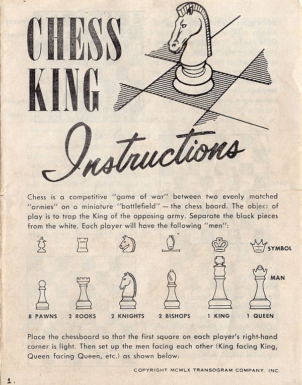 Chess King Rules Page 1