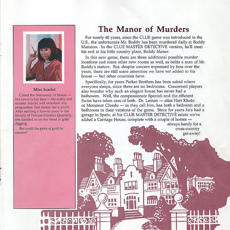 Clue - Master Detective Rules Page 5