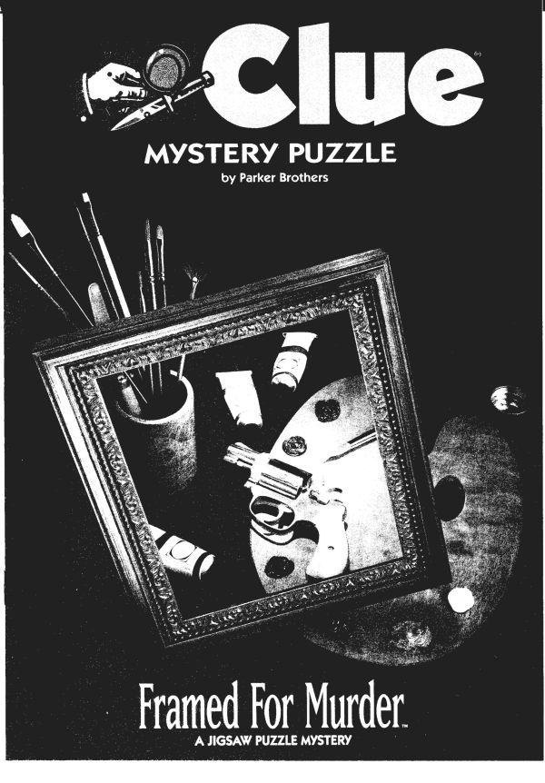 Clue Mystery Puzzle - Framed for Murder Rules Page 1
