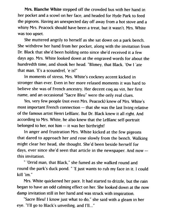 Clue Mystery Puzzle - Framed for Murder Rules Page 6