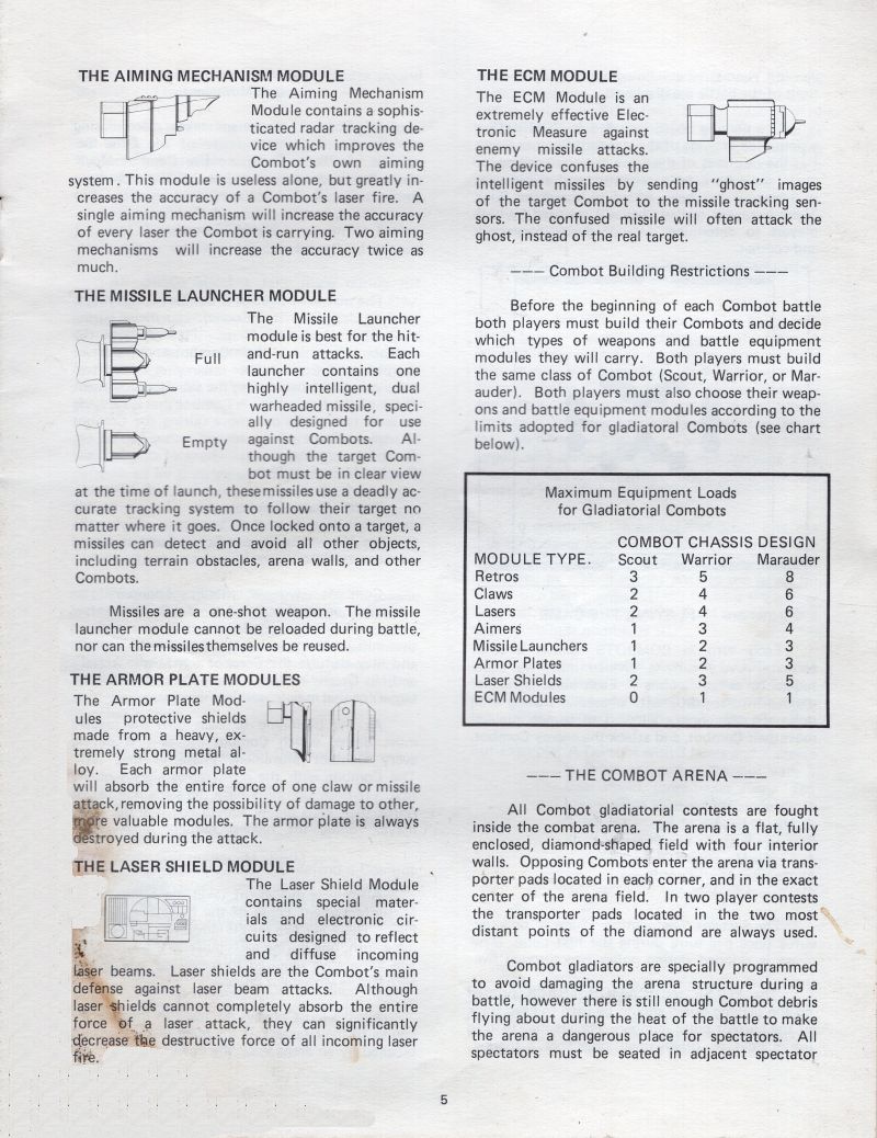 Combots Rules Page 5