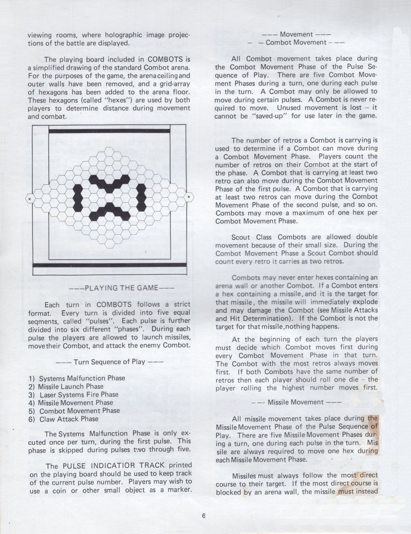 Combots Rules Page 6