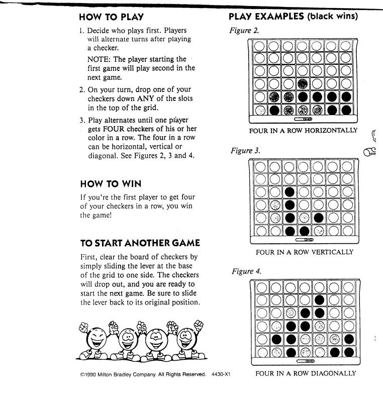 Connect Four Rules Page 2