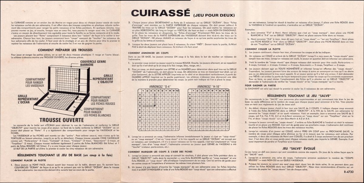 Cuirassé Rules Page 1