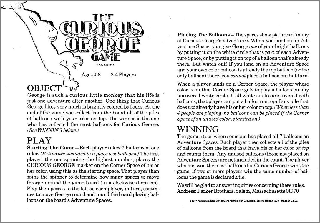 Curious George Rules Page 1