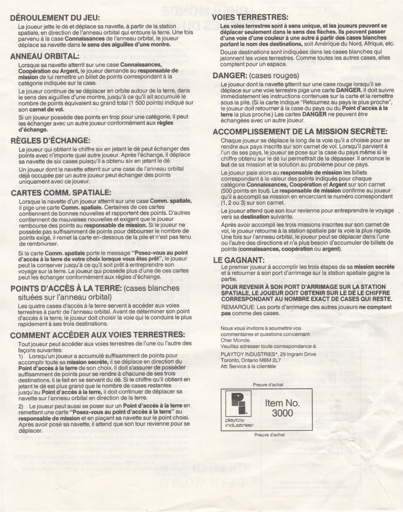 Dear World Rules Page 2