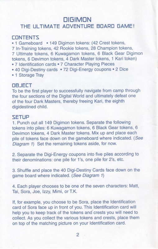 Digimon Rules Page 2